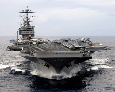 US Navy 070920-N-0535P-264 Nimitz-class aircraft carrier USS Harry S. Truman (CVN 75) transits through the Atlantic Ocean