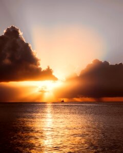 Clouds sea ocean