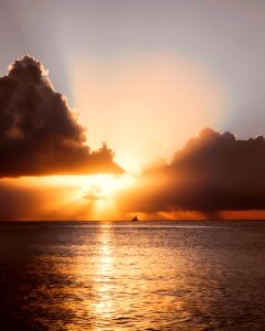 Clouds sea ocean photo