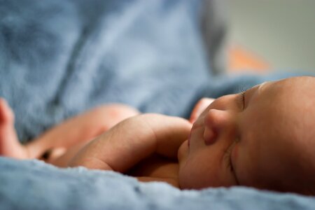 Newborn innocence love photo