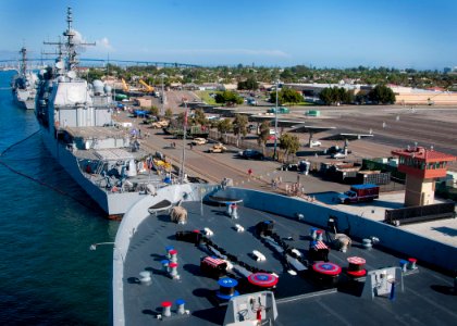 USS Cape St. George and USS Somerset open for public tours during Coronado Speed Festival 150919-N-CC789-012