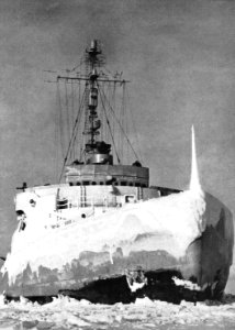 USS Burton Island (AGB-1) in Bering Straits 1950 photo