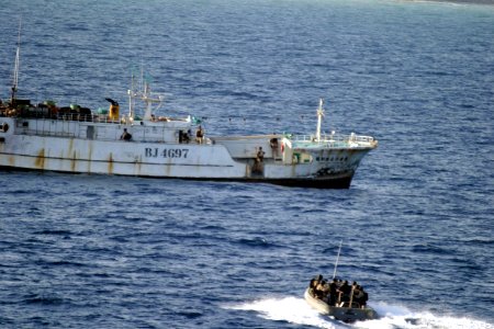 US Navy 071105-N-0000X-001 A U.S. Navy rescue and assistance team travels to provide humanitarian and medical assistance to the crew of the Taiwanese-flagged fishing trawler Ching Fong Hwa