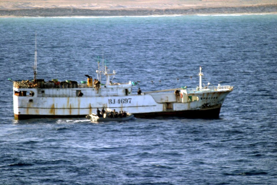 US Navy 071105-N-0000X-002 A U.S. Navy rescue and assistance team travels to provide humanitarian and medical assistance to the crew of the Taiwanese-flagged fishing trawler Ching Fong Hwa
