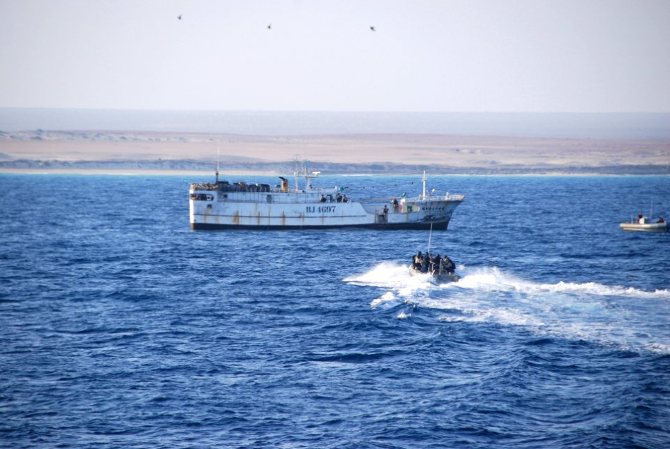 US Navy 071105-N-0000X-006 Members of a U.S. Navy rescue and assistance team provide humanitarian and medical assistance to the crew of the Taiwanese-flagged fishing trawler Ching Fong Hwa