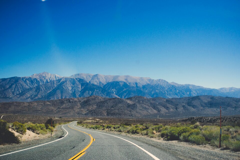 Landscape blue sky