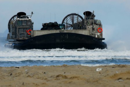 US Navy 071111-N-0120A-085 Landing Craft Air Cushion (LCAC) 90, from the