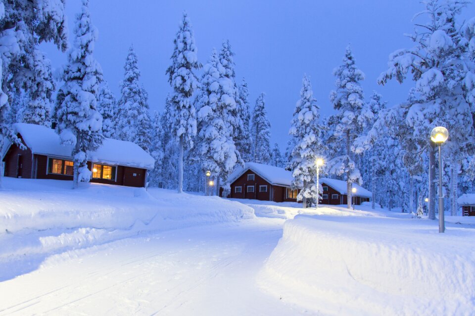 Wintry finland cold photo