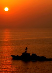 US Navy 071130-N-5928K-002 The guided-missile destroyer USS James E. Williams (DDG 95) transits the Red Sea