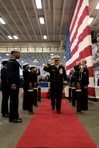 USS Bonhomme Richard (LHD 6) Amphibious Squadron (PHIBRON) 11 Change of Command Ceremony 170109-N-XT039-543