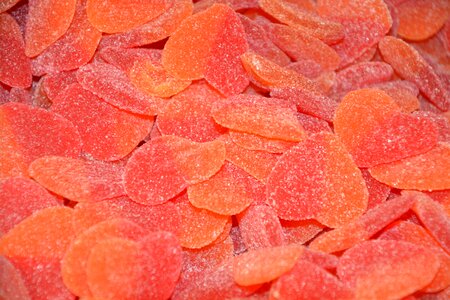 Orange strawberry candy photo