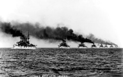 US Navy 071214-N-0000X-001 In 1907, Theodore Roosevelt, 26th president of the United States, sent a portion of the Atlantic fleet on a world tour to test naval readiness, establish global presence and generate international goo