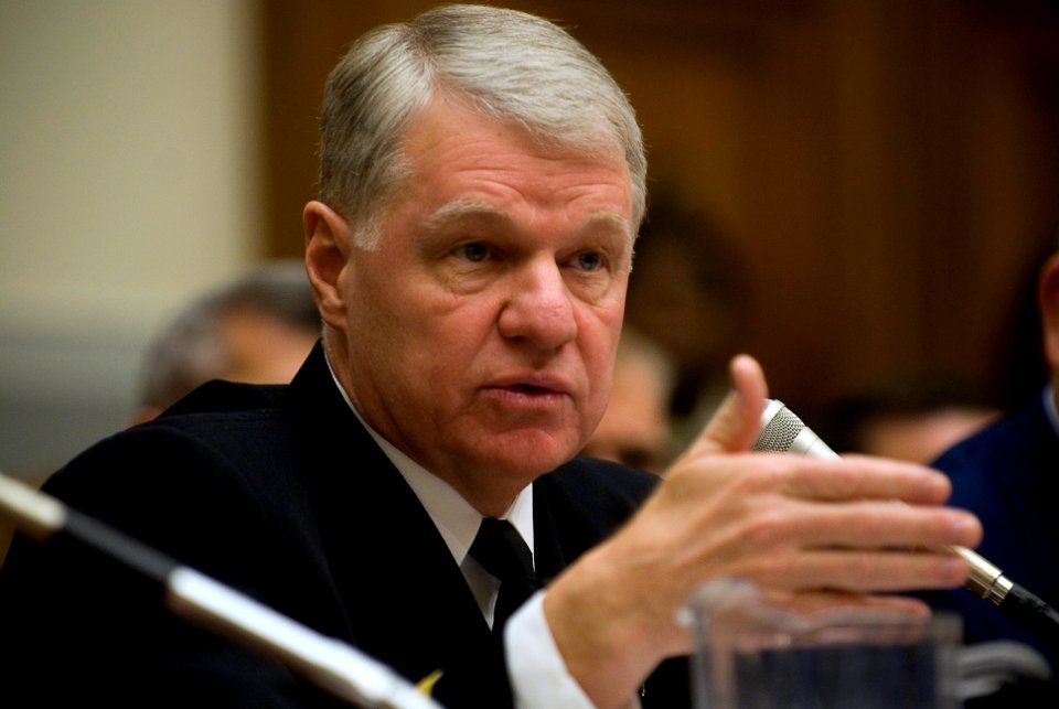 US Navy 071213-N-8273J-109 Chief of Naval Operations (CNO) Adm. Gary Roughead appears before the House Armed Services Committee to give testimony and answer questions concerning the unified maritime strategy