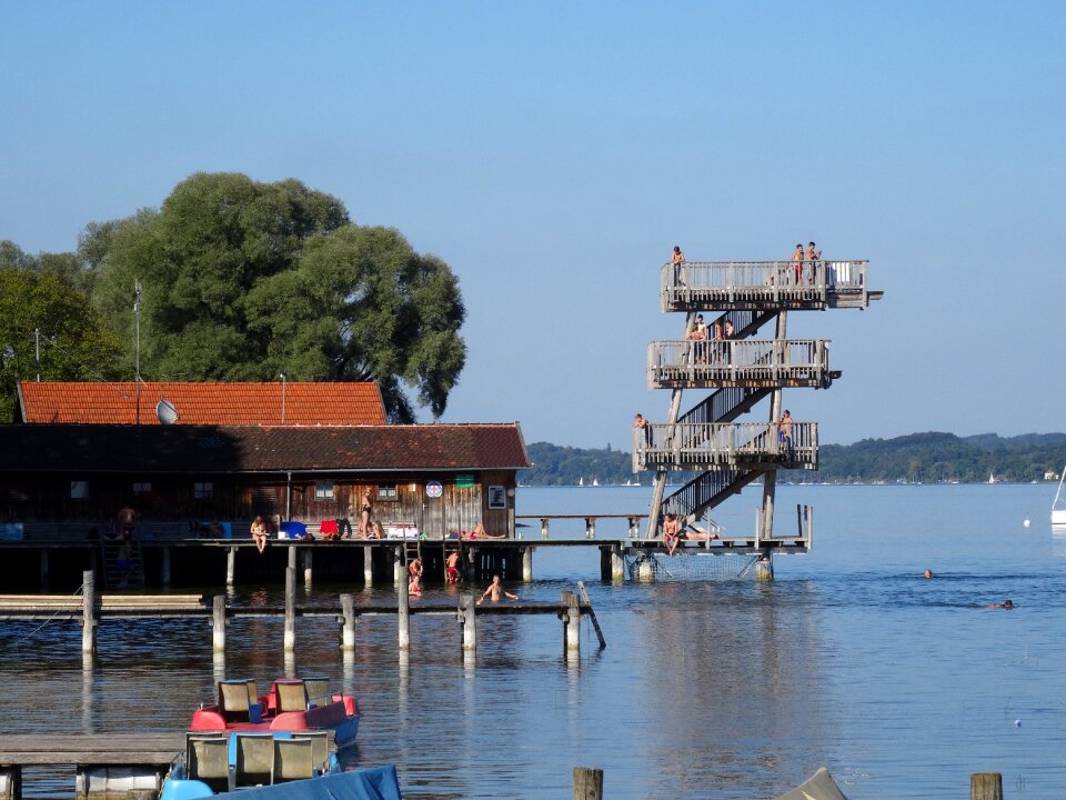 Utting strandbad sprungturm