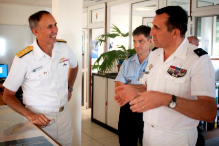USS Blue Ridge in New Caledonia 110704-N-CZ945-086