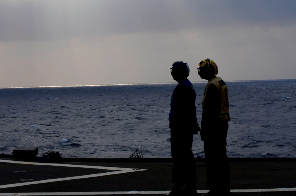 USS Blue Ridge flight operations 130314-N-XG305-225