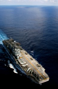 US Navy 071222-N-6597H-197 Amphibious assault ship USS Tarawa (LHA 1) transits through the Indian Ocean