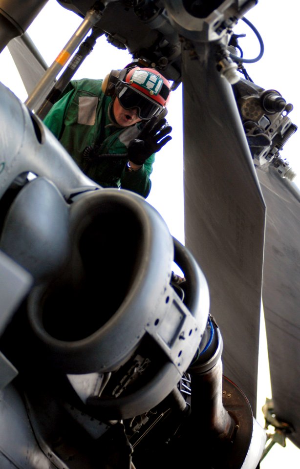 US Navy 080110-N-2984R-053 Aviation Maintenance Administrationman Airman Ashley Connors, assigned to the