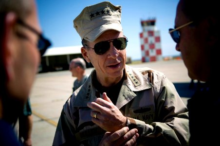 US Navy 080113-N-0696M-013 Adm. Mike Mullen, Chairman of the Joint Chiefs of Staff, visits Naval Station Guantanamo Bay