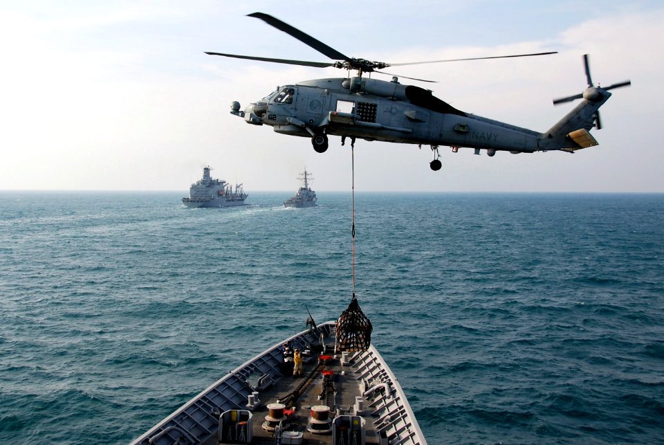 US Navy 080118-N-4585M-001 An SH-60 Seahawk assigned to the