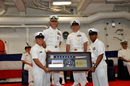USS Arlington change of command 150605-N-GG458-200