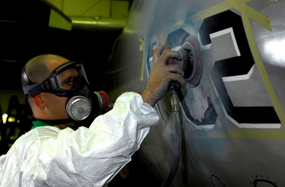 US Navy 080122-N-0455L-157 viation Structural Mechanic 2nd Class James Flynn assigned to the