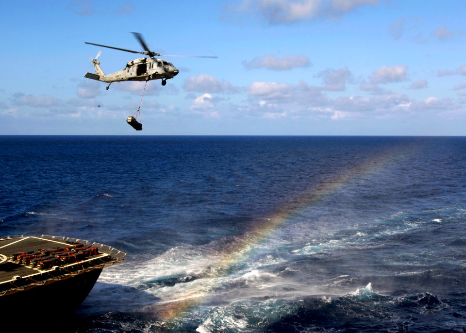 US Navy 080205-N-7241L-158 An MH-60S Seahawk, assigned to the