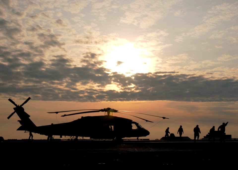 US Navy 080129-N-7571S-001 An SH-60F Seahawk assigned to the