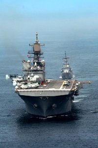 USS America passing exercise 140903-N-MZ309-916