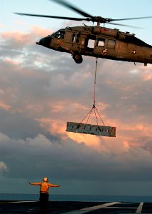 US Navy 080205-N-7571S-003 An MH-60S Seahawk, assigned to the