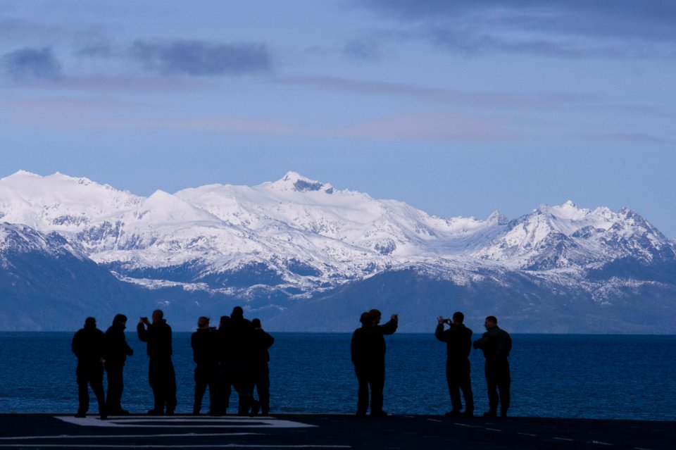 USS America transits Strait of Magellan 140820-N-MZ309-157