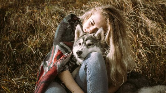 Cute animals people