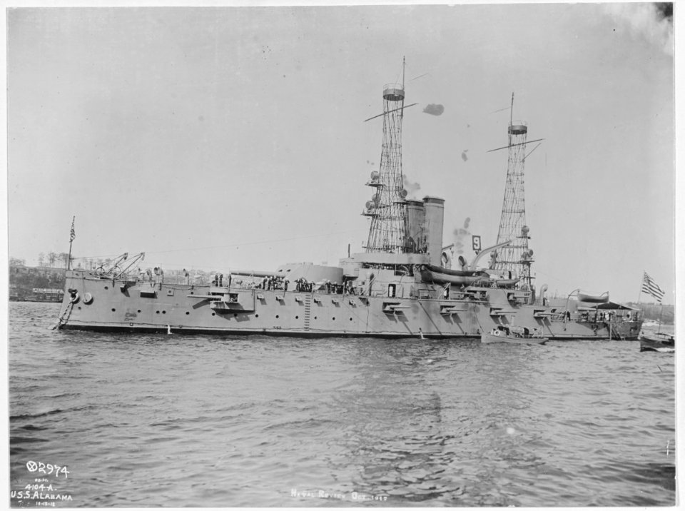 USS Alabama - NH 57753