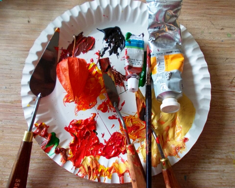Color paint artwork