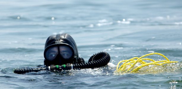 US Navy 080609-N-8298P-014 A diver conducts mine clearing diving operations during the Frontier Sentinel exercise photo