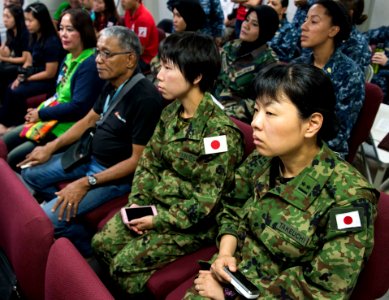 USNS Mercy holds a Women, Peace and Security meeting in the Philippines during Pacific Partnership 2015 150723-N-UQ938-115 photo