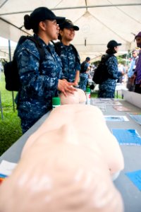 USNS Mercy conducts Community Health Engagement in Fiji during Pacific Partnership 2015 150609-N-UQ938-126