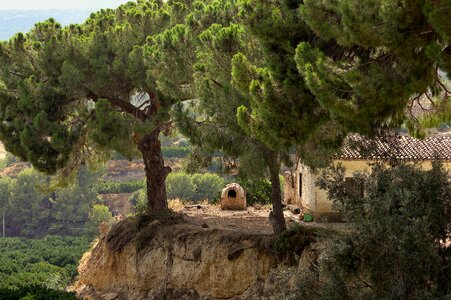 Oven rustic rural landscape rustic