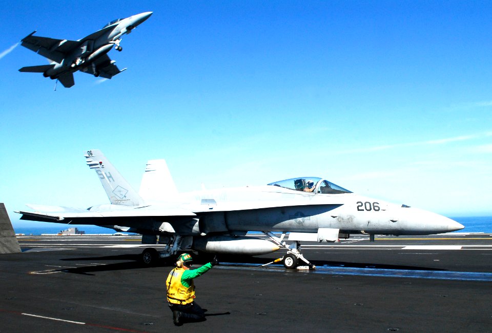 US Navy 080619-N-2610F-179 An F-A-18C Hornet assigned to the