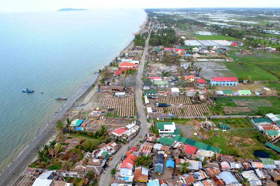 US Navy 080626-N-5961C-004 High above Roxas, standing water is visible after the wake of Typhoon Fengshen