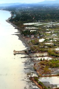 US Navy 080629-N-5961C-005 The coast of Kalibo on the northern tip of Panay Island was hit hard by Typhoon Fengshen and is receiving disaster relief assistance from the Ronald Reagan Carrier Group