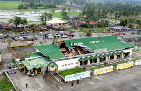 US Navy 080629-N-5961C-004 alibo Airport on the northern tip of Panay Island was hit hard by Typhoon Fengshen and is receiving assistance from the Ronald Reagan Carrier Strike Group