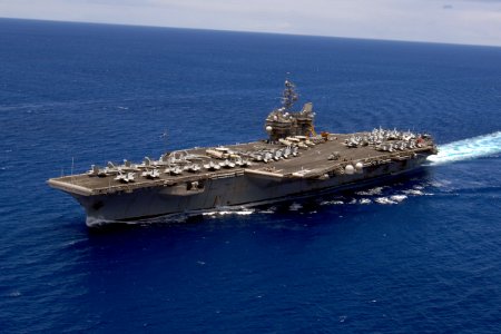 US Navy 080701-N-9500T-001 The aircraft carrier USS Kitty Hawk (CV 63) arrives in Pearl Harbor prior to the start of exercise Rim of the Pacific (RIMPAC) 2008