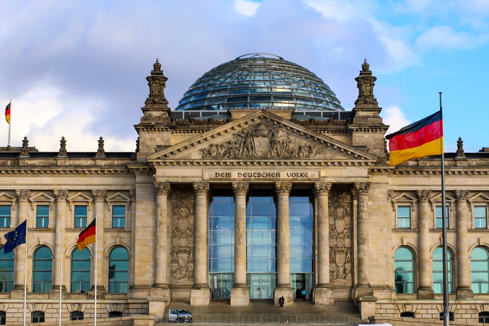 Dome flag bundestag
