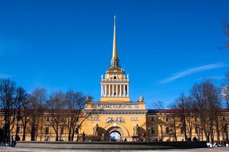 Building megalopolis monument of architecture