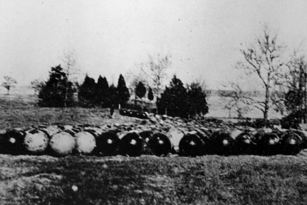 US Navy 080801-N-0000x-003 File photo of Navy Mine Depot (NMD) Yorktown, circa 1918. After being established in 1918 and following World War I, the U. S. Navy transferred most of the underwater mines in their inventory to NMD Y
