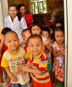USAID Delivers Deworming Medication to Kindergartners in Nam Dinh Province (8920381753) photo