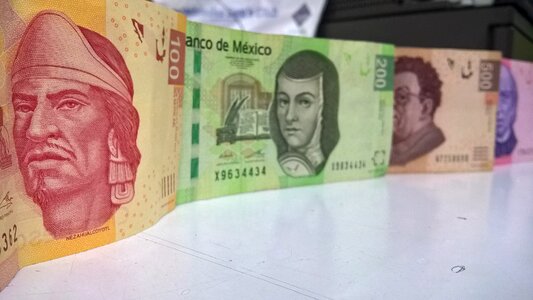 Tickets wealth mexican peso photo