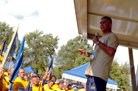 US Navy 080823-N-5758H-181 Master Chief Petty Officer of the Navy (MCPON) Joe R. Campa Jr. speaks to chief petty officer selectees about their role as chiefs photo