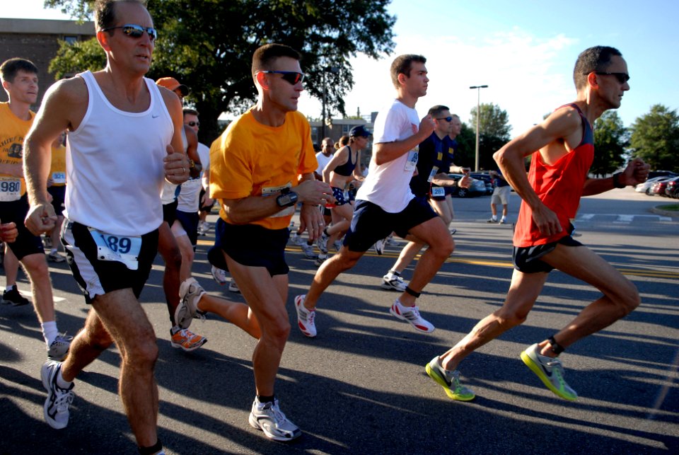 US Navy 080823-N-9818V-375 Runners take off from the start line of the fourth annual